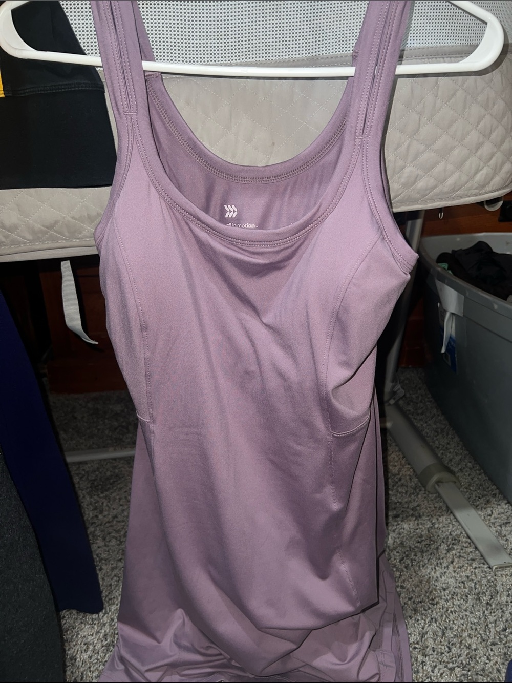 all in motion Mauve Scoop-Neck Athletic Dress